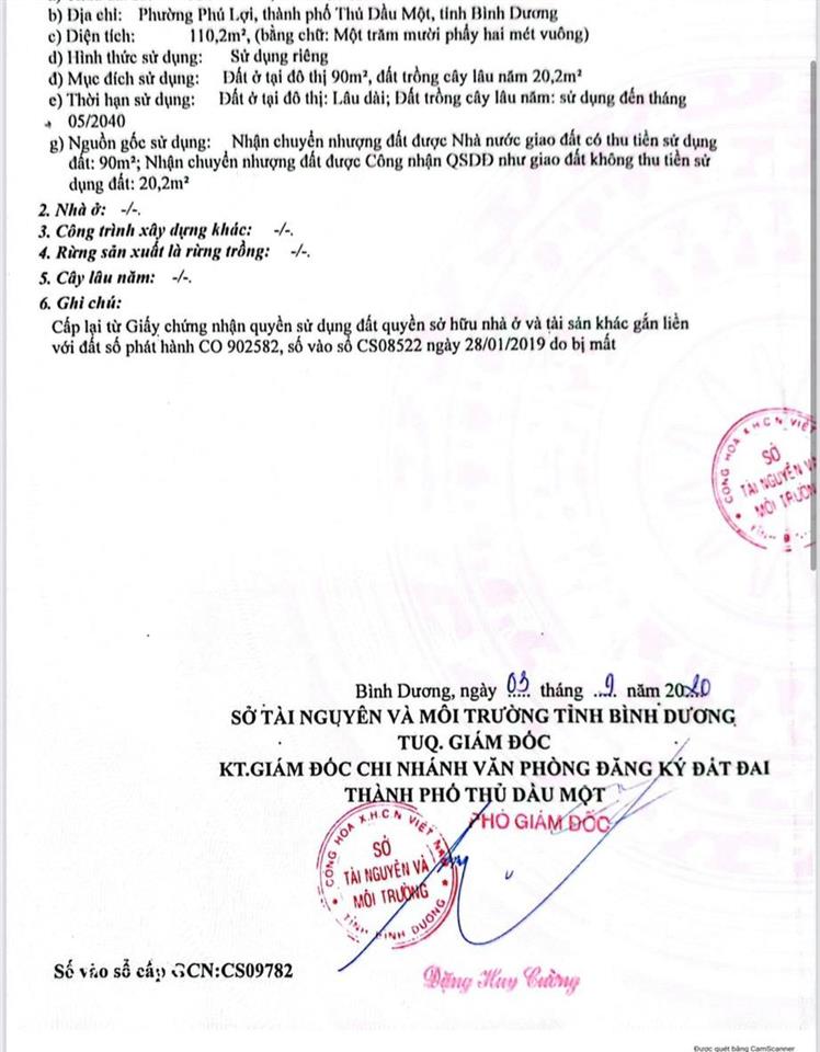 Bán nhà 1 trệt 2 lầu, sau trung tâm văn hoá phường phú lợi  đường nhựa 6m thông