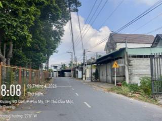 Đất mặt tiền đường dx 054  cách chợ phú mỹ chỉ 500m, diện tích 5,2 x 21m