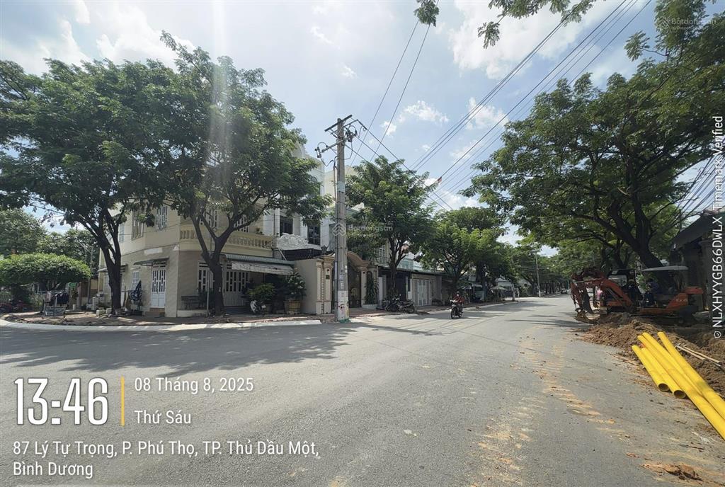 Đất mặt tiền đường lý tự trọng  trung tâm thủ dầu một