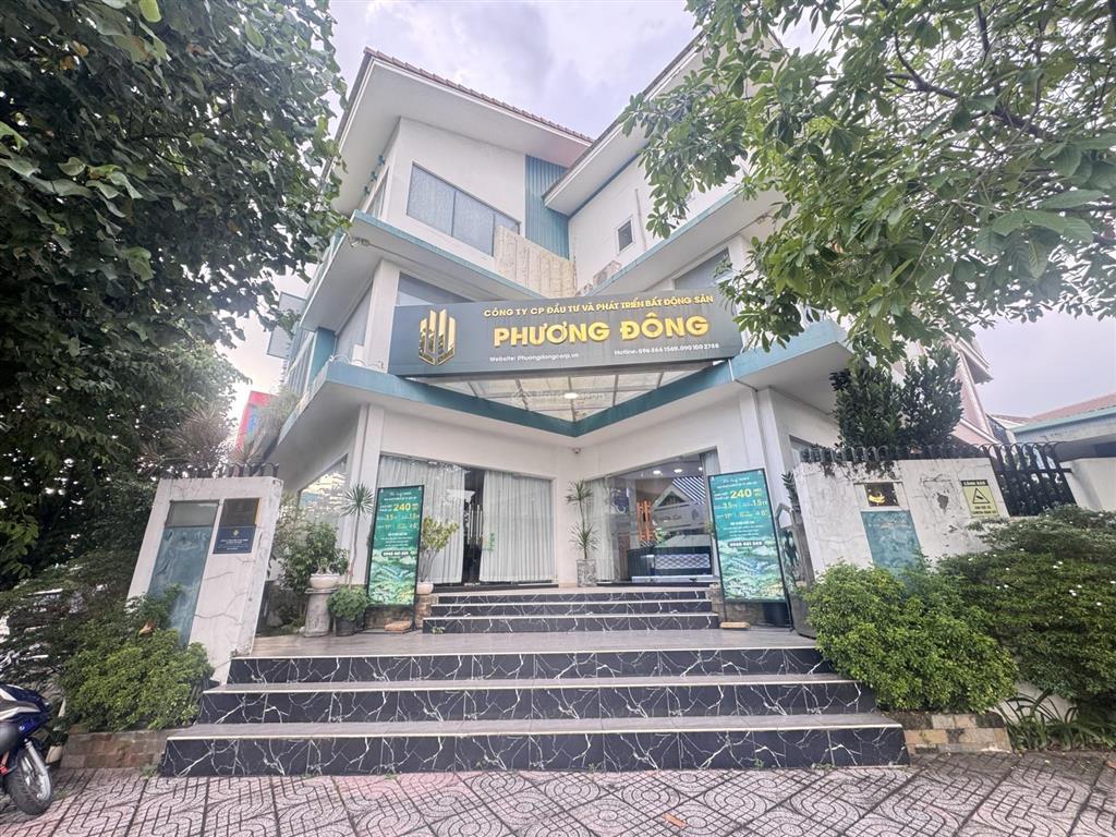 Villa kinh doanh có hầm + thang máy, góc 3 mặt tiền cao đức lân và lương định của, q2.