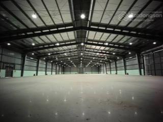 Cho thuê 2000m2( có cắt từ 100m, 300m trở lên) kho xưởng phan trọng tuệ, thanh trì. 75k/m2