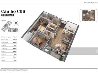 Cho thuê 2n2vs 82m2 kepler  mỗ lao 13tr/th