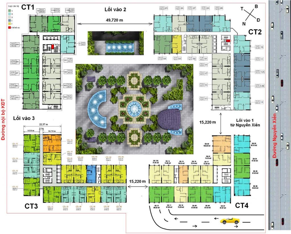 Hàng hiếm căn 2pn dt 75m2 hướng đông nam view nội khu. tầng trung full nội thất, sổ đỏ sang tên.
