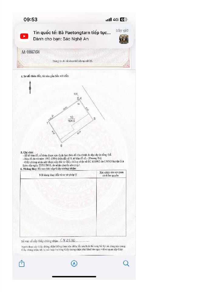 Bán nhà số 61 ngõ 16 kiêu kỵ. dt 115m2*3 tầng, mặt tiền 8.6m. sổ đỏ chính chủ