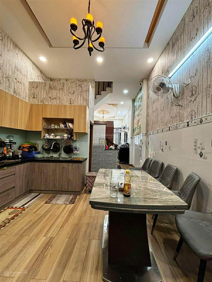 Nhà 5 tầng 52m2 (4x13) 6pn 7wc hẻm 6m nhà mới ở ngay gần trục chiến lược hương lộ 2