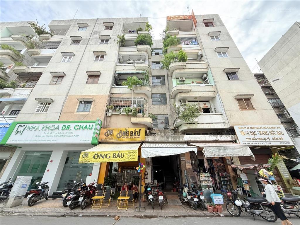 Căn hộ 75m2  3pn  căn góc  lô a cc hùng vương mạc thiên tích  đặng thái thân phường 11 quận 5