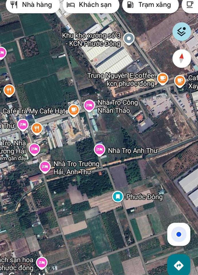 Bán đất hết thổ cư 282m2, 1,2 tỷ đường nông trường ngay kcn phước đông, tây ninh. tiện xây nhà trọ.