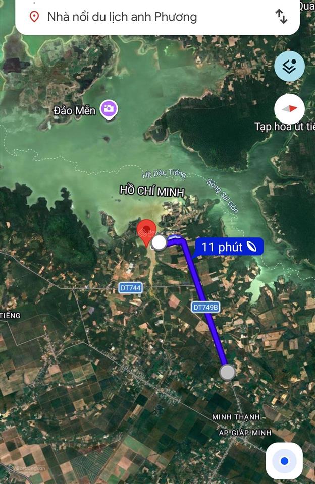 Bán đất thổ cư 290m2, xây nhà kho xưởng, x minh thạnh, tphcm, bd cũ, gần hồ dầu tiếng, kế đt749b