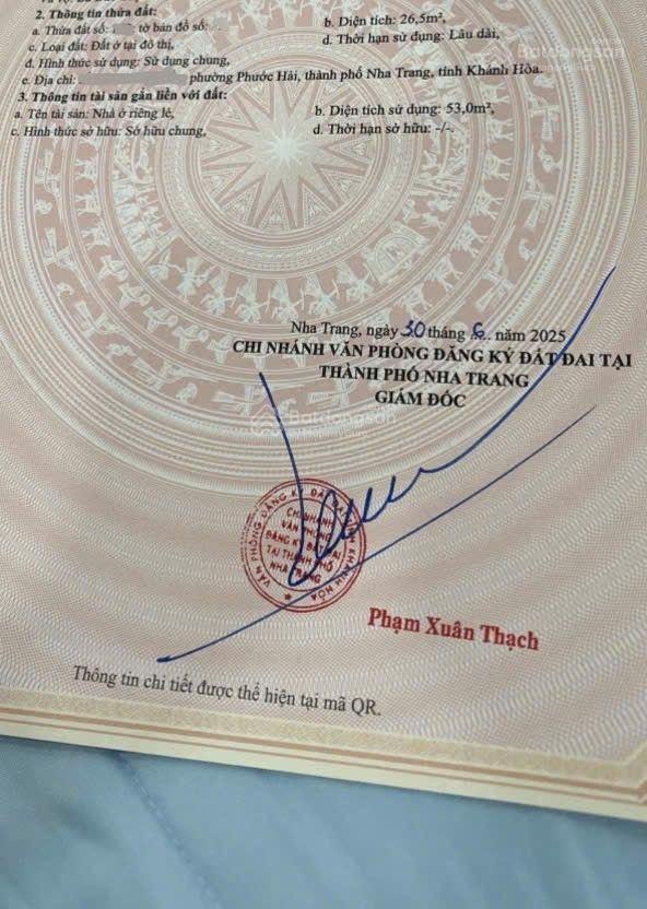 Nhà trung tâm thành phố gần coopmart, gần biển giá chỉ 1 tỷ 750
