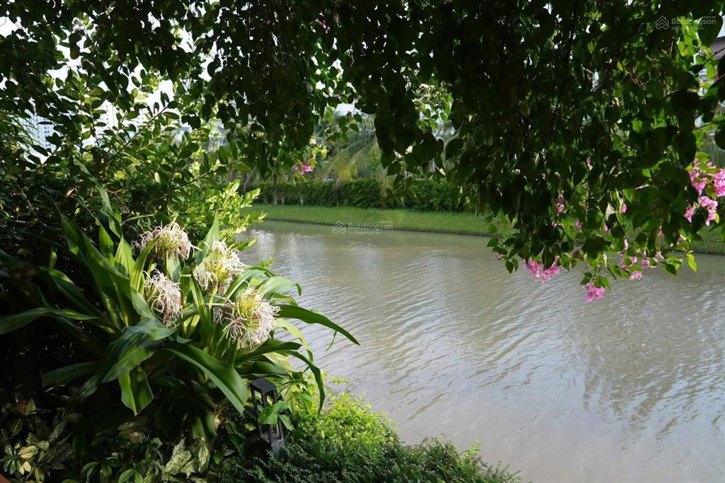 Bán đơn lập khu hồ harmony nguyệt quế 2. 350m2, đn,hoàn thiện tỉ mỉ, tiểu cảnh đẹp, sông sau