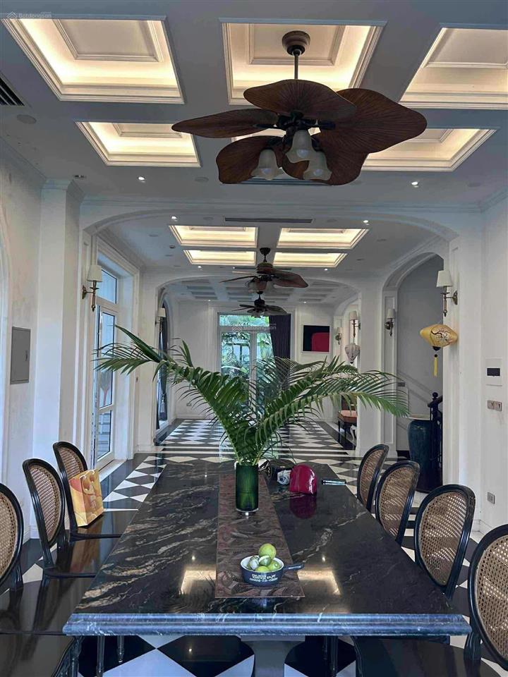 Bán đơn lập khu hồ harmony nguyệt quế 2. 350m2, đn,hoàn thiện tỉ mỉ, tiểu cảnh đẹp, sông sau
