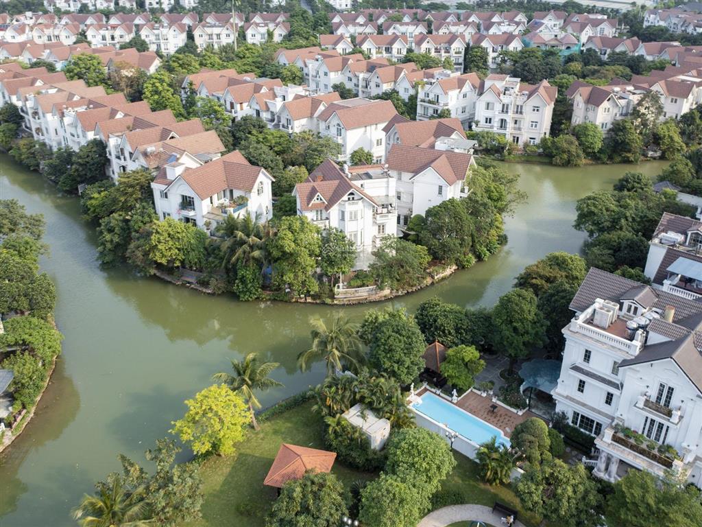 Bán đơn lập hoa sữa 5 442m2 128 tỷ hoàn thiện nội thất cực chất view sông đẹp đường bàn cờ nội khu