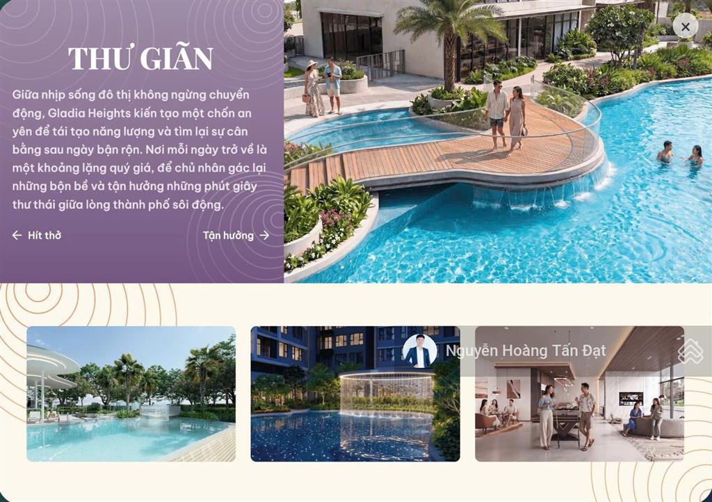 Căn hộ hạng sang gladia heights kế cận thủ thiêm. ký hđmb 10%, htls 0% trong 24 tháng