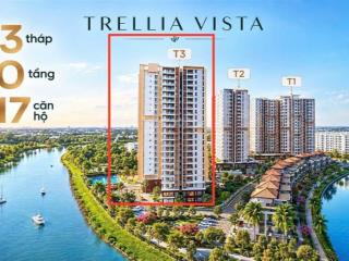 Căn hộ 2pn trellia vista 59m2 mizuki park nam long, giá 4,1 tỷ