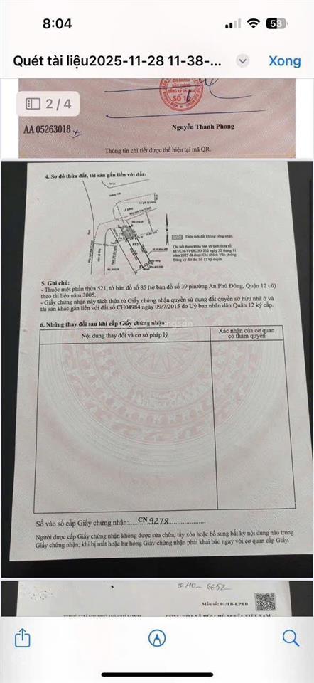 Bán gấp lô đất mặt tiền an phú đông 10, 5,4 tỷ, 57m2 cực đẹp