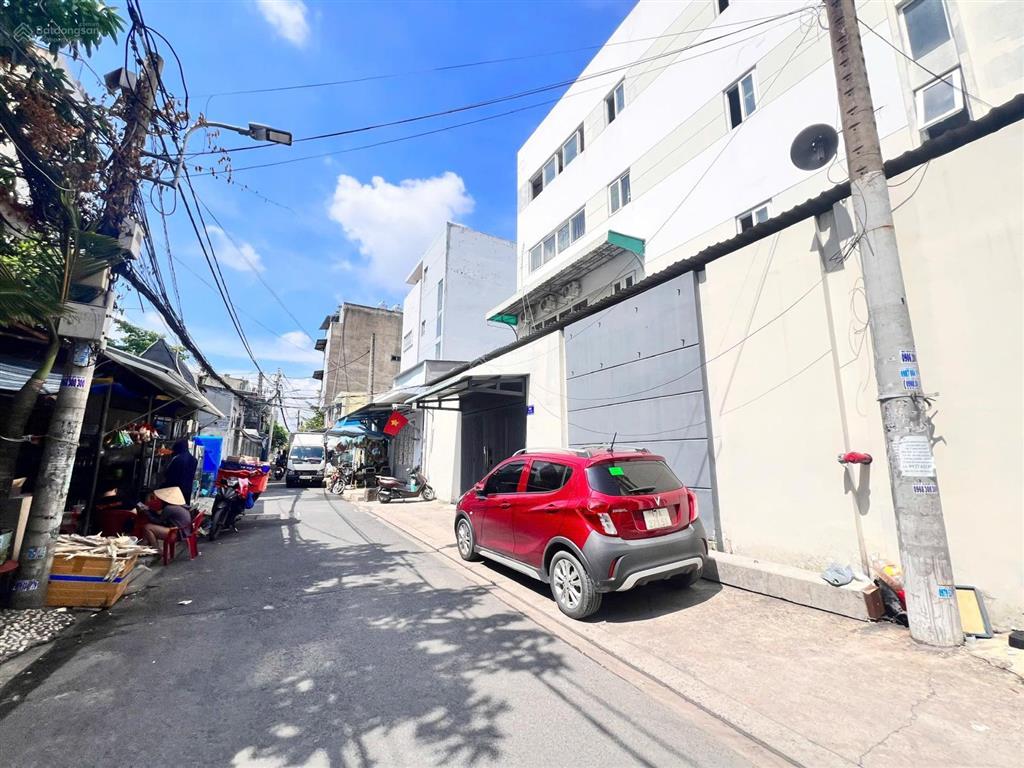 Lô đất ngang 5m hẻm 43 vườn lài hẻm 6m ngay trường nguyễn tất thành chỉ 48tr/m2 xây chdv lý tưởng