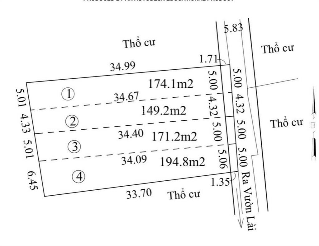 Lô đất ngang 5m hẻm 43 vườn lài hẻm 6m ngay trường nguyễn tất thành chỉ 48tr/m2 xây chdv lý tưởng
