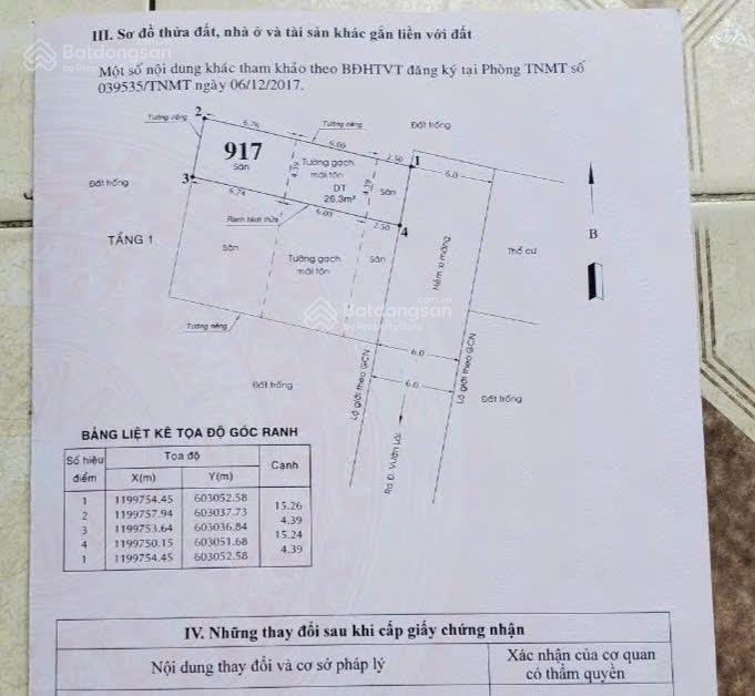 Bán lô đất giá tốt, vị trí đẹp 1 sẹc ngắn hẻm 163 vườn lài, an phú đông 67m2 giá 5,25 tỷ