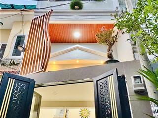 Bán nhà mới lê quang định bình thạnh hẻm 6m, 3 lầu full nội thất