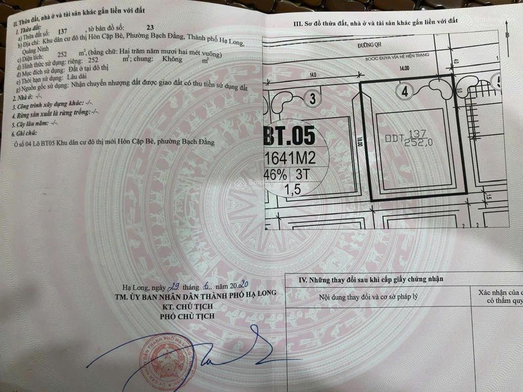 Bán gấp đất biệt thự siêu đẹp tại trung tâm tp hạ long, quảng ninh.  0985 280 ***