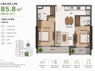 Bán căn hộ 2 pn 85m2 view tháp tam thắng  csj tower vũng tàu full nội thất