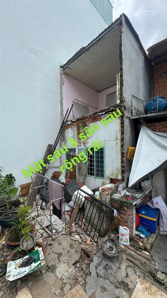 Bán nhà 2mt trước sau đàm thận huy vs hẻm 298 vườn lài. dt 21m2. 1 lầu