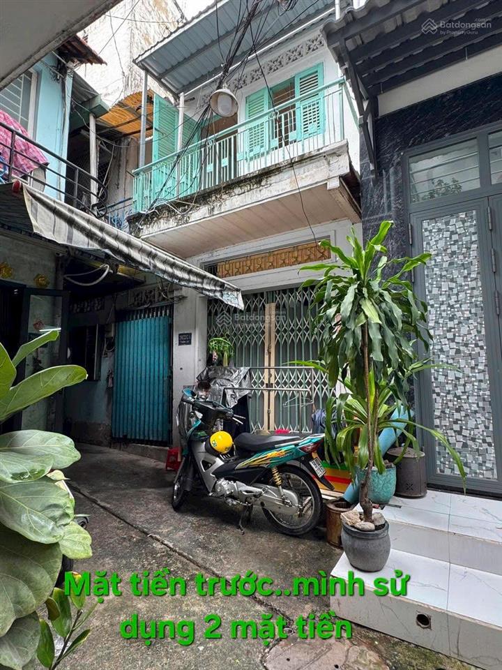 Bán nhà 2mt trước sau đàm thận huy vs hẻm 298 vườn lài. dt 21m2. 1 lầu