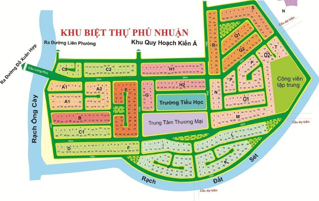 BÁN NỀN BIỆT THỰ MẶT SÔNG – DỰ ÁN PHÚ NHUẬN, TP. THỦ ĐỨC
