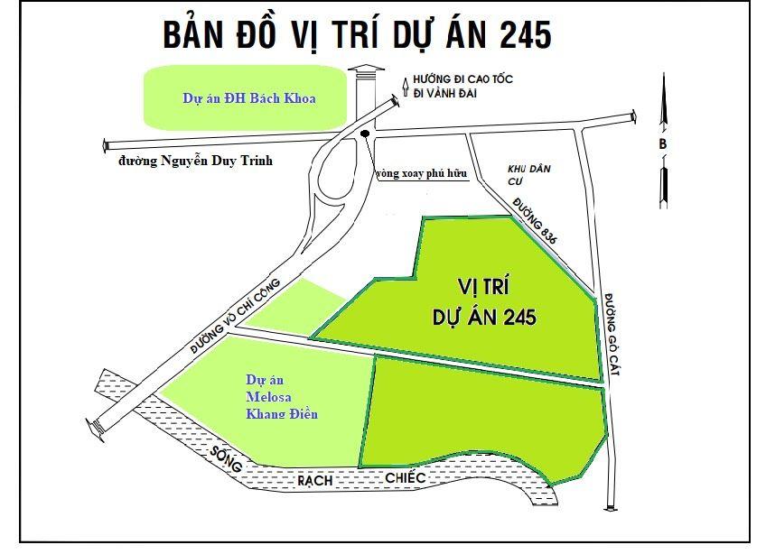 [GIÁ TỐT] BÁN ĐẤT NỀN DỰ ÁN ĐẠI HỌC QUỐC GIA 245 – P. PHÚ HỮU, TP. THỦ ĐỨC