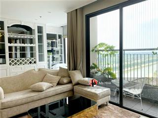 Chuyển về times city cho thuê căn góc 2pn + 1, 2wc luxury, view sông san hô siêu đẹp