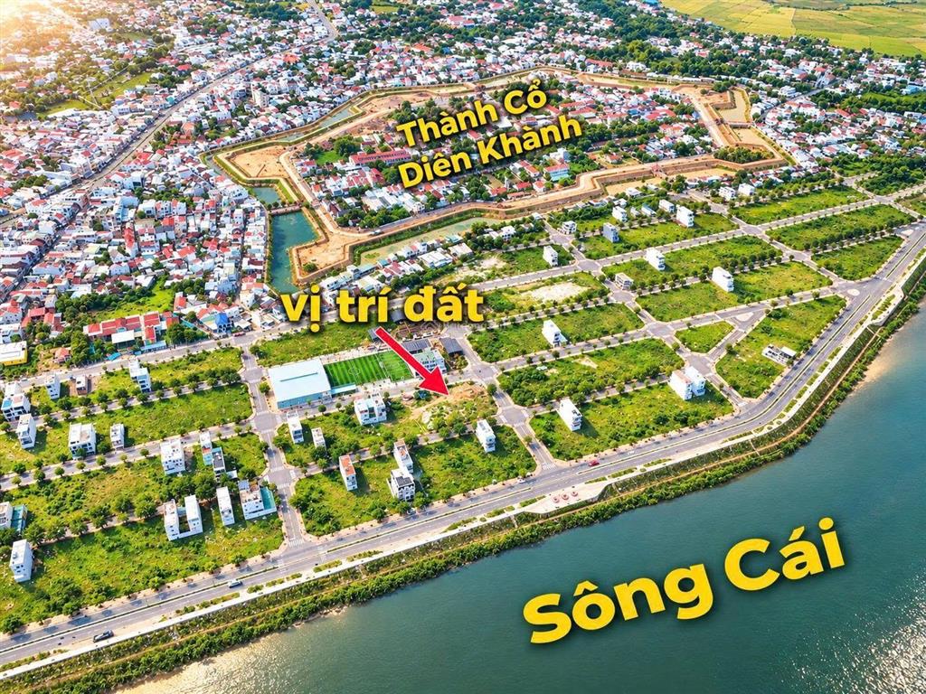Bán đất đường võ thị sáu khu đô thị nam sông cái, đối diện sân bóng, sân pickle ball giá tốt