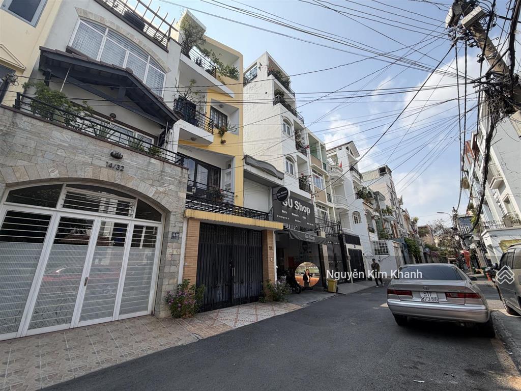 Sát bên cầu thủ thiêm và q1  hxh 8m p19 bình thạnh  68.1m2 5t9pn  đang kd cho thuê hơn 100tr/th