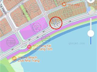 Rẻ nhất  bán lô đất biệt thự mặt biển nguyễn cơ thạch kđt mới vĩnh hòa, nha trang