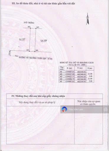 Bán đất mặt tiền võ trường toản kđt bắc vĩnh hải nha trang  chỉ 6,2 tỷ