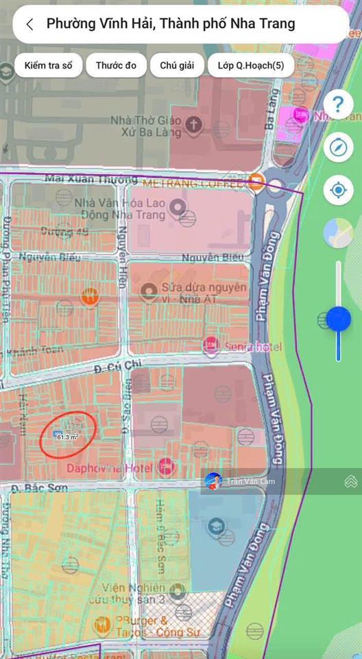 Bán đất gần biển hòn chồng chỉ 250m ra biển giá 3,62 tỷ