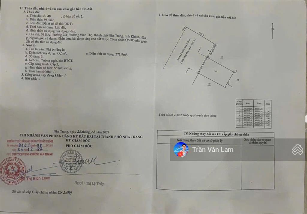 Bán nhà 3 tầng mặt tiền 7,5m đường 2/4 dòng tiền 35 triệu/tháng