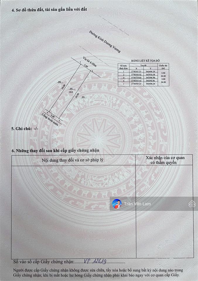 Mặt tiền kinh dương vương (27m) đất ngang 10m cách biển 300m vị trí trung tâm   0905 321 ***
