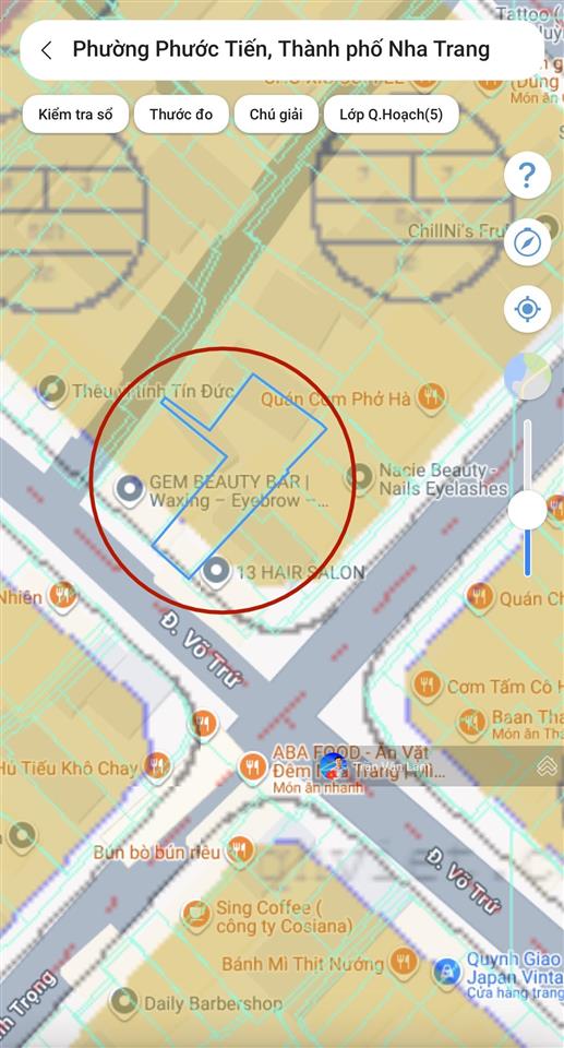Cực rẻ  bán đất mặt tiền đường võ trứ  khu bàn cờ trung tâm nha trang