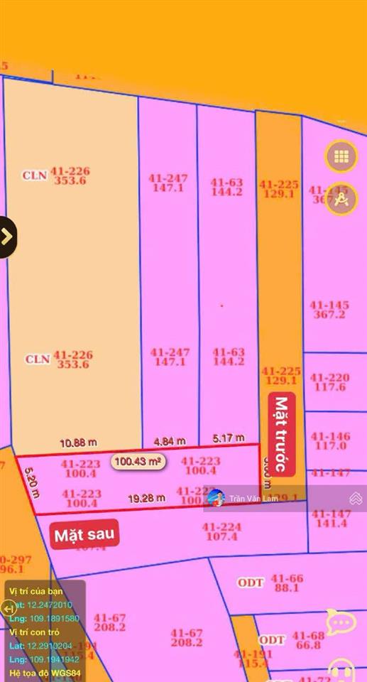 Bán lô đất đẹp hẻm ô tô nguyễn chích, p. bắc nha trang