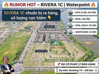 Mở bán nhà phố biệt thự song lập kđt waterpoint giá gốc cđt không thể bỏ lỡ