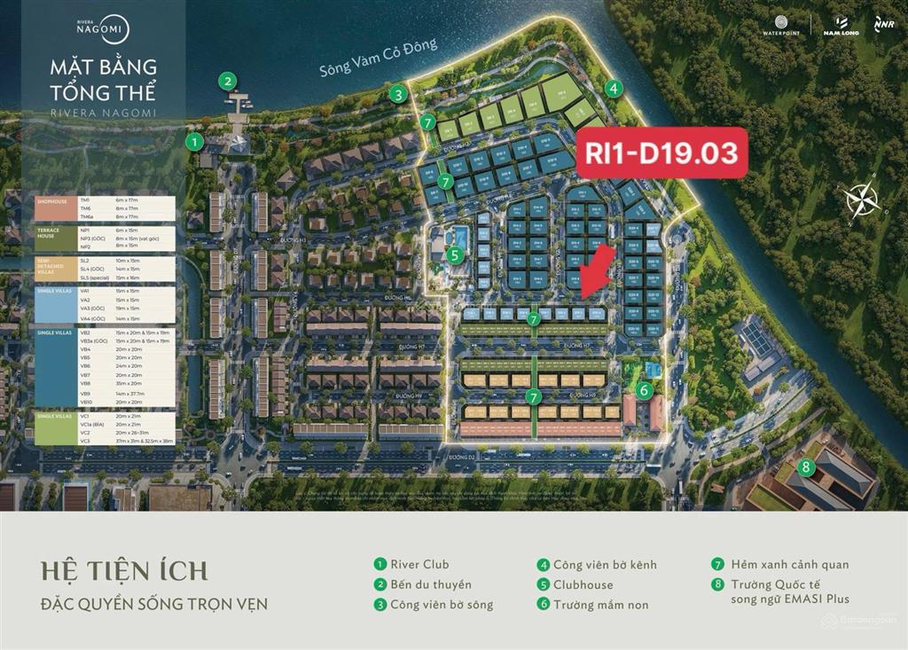 Biệt thự đơn lập 225m2 nagomi waterpoint đang mở bán mẫu 3 tầng