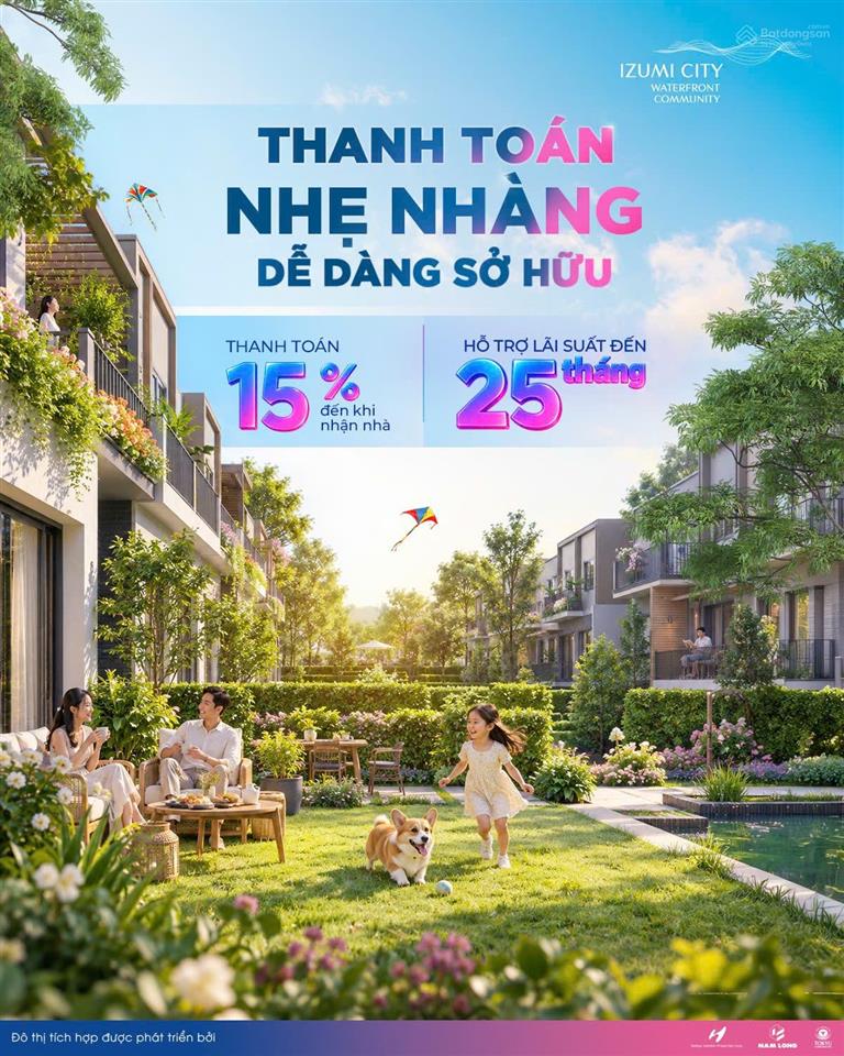 Sở hữu ngay nhà phố izumi canaria chỉ với 10% ký hđmb mua giá gốc cđt từ 7.6 tỷ