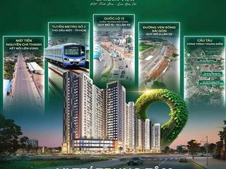 Bán ch 1pn tại the emerald garden view, 54.4m2, 38 triệu / m2
