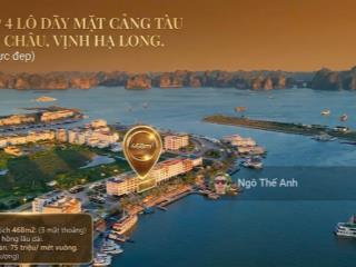 Đất mặt cảng tàu tuần châu view siêu đẹp  sổ siêu lâu dài