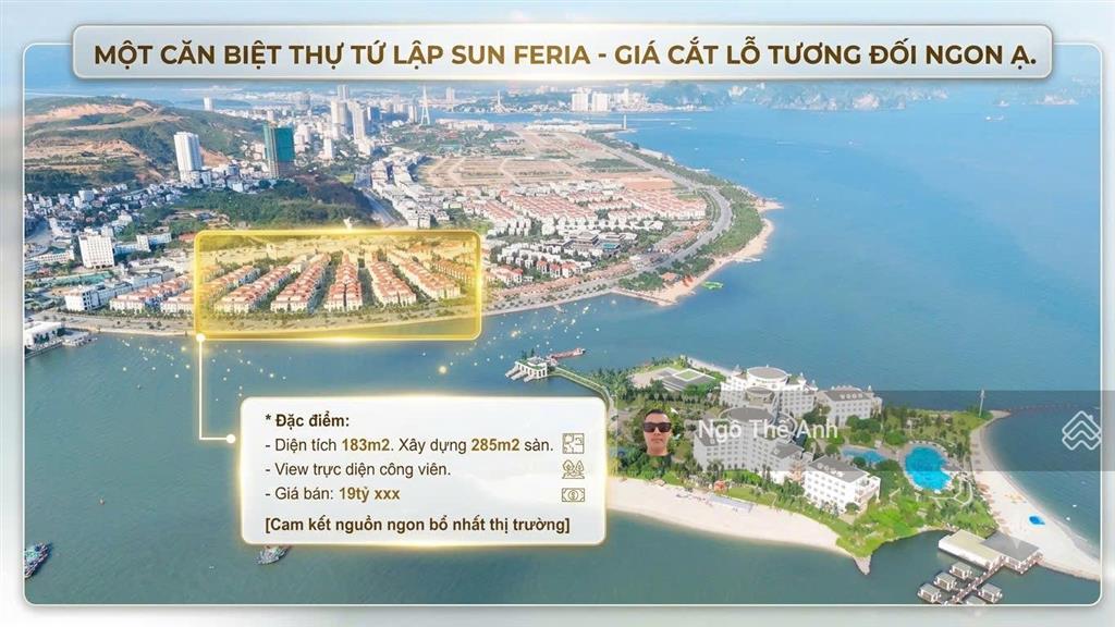 Giảm 3 tỷ so với năm 2021  biệt thự tứ lập sun feria  giá tham khảo tốt trong khu vực ạ