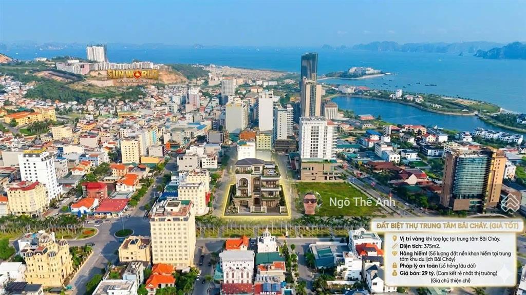 Đất biệt thự trung tâm bãi cháy vị trí vàng, giá tốt trên thị trường