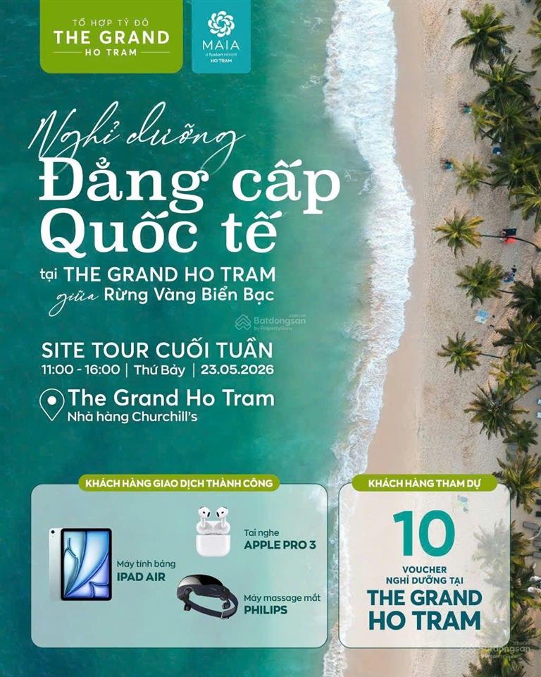 Bán maia hồ tràm căn a.19.20 1pn 48m2, view biển không bị che chắn