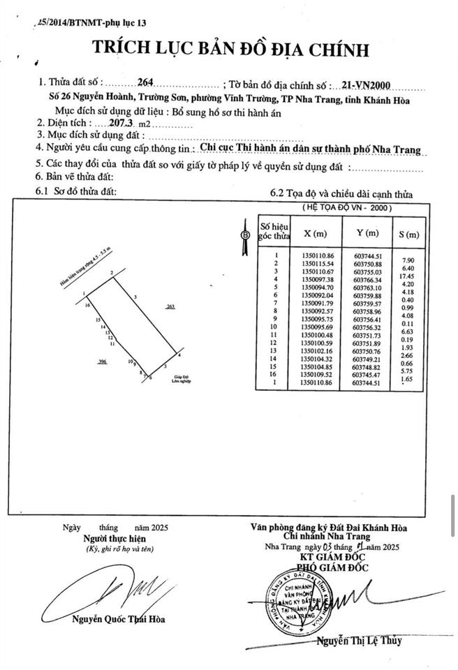 Giảm mạnh, đất biệt thự 8x23m hẻm xe hơi, nở hậu 8.7m gần biển trần phú