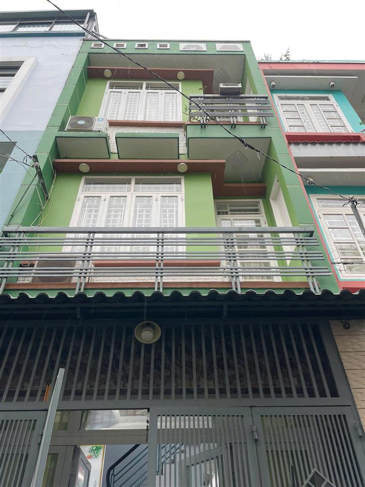Nhà 4 tầng hẻm 5m gò dầu, phường tân quý, quận tân phú. (dt 4x10m). giá 6.79 tỷ