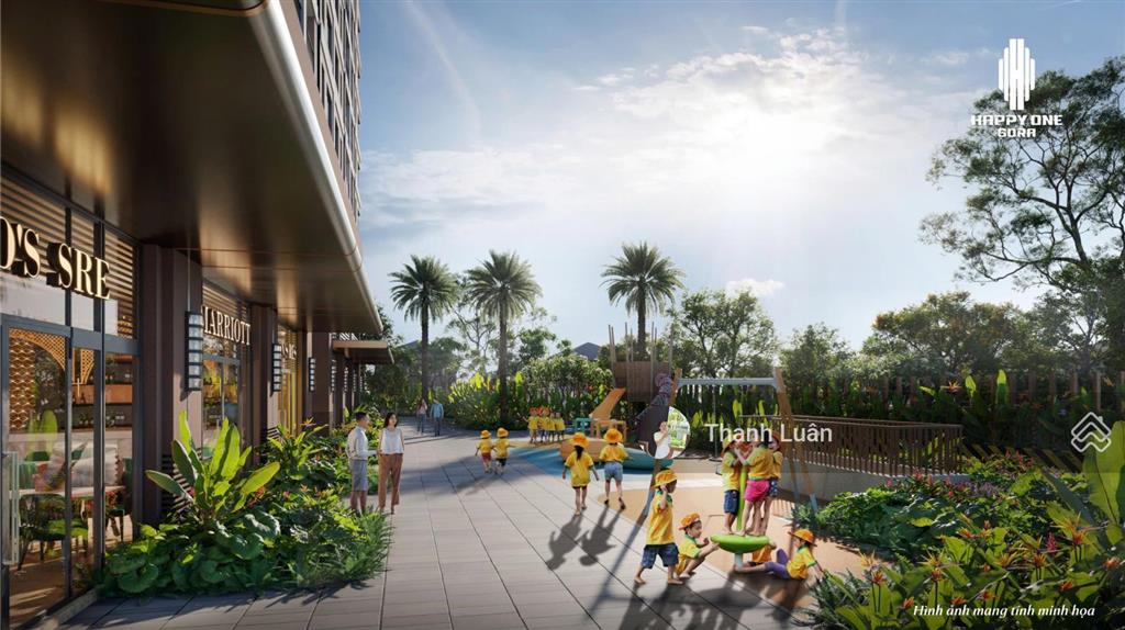 Rổ hàng nội bộ chiết khấu 12,5% căn 2pn 2wc 69m2 giá 3,4 tỷ/căn tại happy one sora